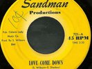 The Fugitives Love Come Down Rare Soul 45 Sandman HEAR