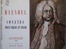 HAENDEL SONATAS / JEAN FOURNIER / G. DOYEN RARE LP VEGA