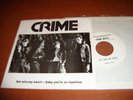 7'' CRIME Hot Wire My Heart 1976 ORIGINAL SIGNED KBD