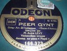 FRENCH ODEON 78RPM  GRIEG  PEER GYNT  cello  ANDRE LEVY