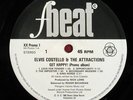 ELVIS COSTELLO - GET HAPPY - SPECIAL PROMO 45 RPM LP
