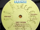 Uriah Heep SWEET FREEDOM UK LP 1ST PRESS A1/B1 MINT-