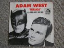 RARE ADAM WEST 45 w/PICTURE SLEEVE MIRANDA (Batman)