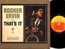 JAZZ LP Booker Ervin THAT'S IT orig LP Candid 8014