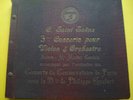 4x78 MIQUEL CANDELA VIOLIN CC SAINT SAENS PARIS GAUBERT