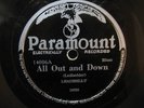 LEADBELLY ALL OUT AND DOWN PARAMOUNT 14006 78 RPM