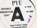 RARE-THE BLUE RONDOS-DONT WANT YOUR LOVING-UK PYE PROMO