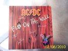 ACDC SIGNED  FLY ON THE WALL A SPOT ON PICK UP RARE A1