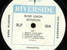 RARE 1953-BLIND LEMON JEFFERSON-FOLK BLUES-10 in-LP-NM-