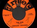 R&B POPCORN 45 Leonard Johnson THE BUG Arvee 576