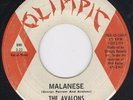 Doo Wop Mad Mike 45-Avalons-Malanese-Olimpic-Hear 