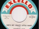 Rockabilly Blues 45- LIGHTNIN' SLIM - She's My Crazy...