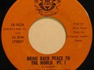 SPENCER JACKSON FAMILY Bring Peace Back. GOSPEL/FUNK 45