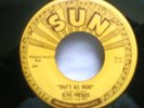 ELVIS PRESLEY ORIG SUN RECORDS X5