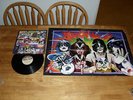 KISS  LP  RECORD  AUSSIE  UNMASKED  POSTER  LOOK
