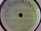 THE PINK FLOYD - IT WOULD BE SO NICE - 45 RPM - VG++