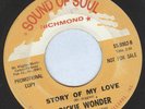 RARE Dickie Wonder  Northern Soul  45 PROMO