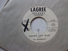 AL HENDRIX Young & Wild 45 RPM 1960 Lagree Rock-a-billy