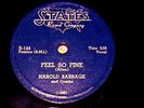 HAROLD BARRAGE & COMBO 78 RPM STATES 144 N.O.S