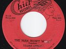 LILLIAN OFFITT The Man Won't Work SCORCHING r&b 45 HEAR
