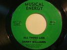 ? DANNY WILLIAMS All Those Lies  Soul Funk 45