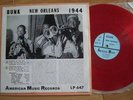 BUNK JOHNSON N.O.1944 AMERICAN MUSIC 647  RED WAX NM