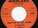 LISTEN-Rare Doo Wop 45- Sandra & Highlanders-Written In