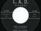 RARE ROCKABILLY 45 ON L.A.D. DON APILADO PIGEON LISTEN