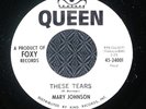 MARY JOHNSON:  promo THESE TEARS / LOST LOVER soul NM