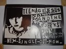 TEENAGE JESUS & JERKS promo poster '78 NO WAVE PUNK