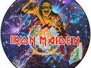 IRON MAIDEN PIECE OF MIND RARE USA PICTURE PIC DISC LP