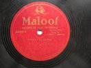 Rare ARABIC FOLK 78RPM Record MALOOF 2009