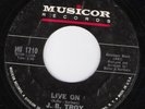 J. B. TROY Live On/ReallyThankful MUSICOR Northern Soul