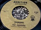 The Humans 45 Audition Warning Garage Psych