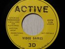 3D Video Games UNKNOWN SYNTH WAVE '80 power-pop ?HEAR