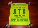 XTC Concert Poster 1977 Sex Pistols Damned Punk