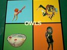Owls S/T LP Translucent orange vinyl OOP Cap'n Jazz NM