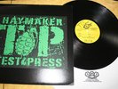 THROWDOWN- Haymaker LP TEST PRESS RARE #14/18