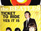 The Beatles-Ticket To Ride-Rare U.S. 45 W/PS-Near Mint