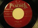 BIG WALTER 45 I Gotta Go PEACOCK rare r&b