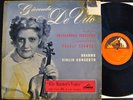 HMV ALP 1104: GIOCONDA DE VITO - BRAHMS VIOLIN CONCERTO