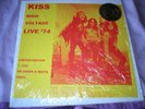 KISS-HIGH VOLTAGE '74-RARE NO'D GREEN & WHITE LP USA 