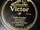 VICTOR 78 RECORD ECK ROBERTSON SALLIE GOODEN ARK TRAVLR