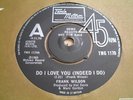 FRANK WILSON do i love you UK TAMLA DEMO 45 TMG1170 MNT
