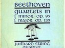 SB 6534**BEETHOVEN QUARTETS JUILLIARD LIVING STEREO EX+