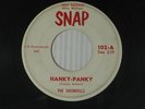 THE SHONDELLS Mich.garage 45 HANKY PANKY   SNAP 1st pr.