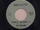 THE VULCANES Goliath 45 Public Record #1,Stomp Sign