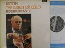 ROSTROPOVICH Britten cello suites LP SXL 6393 UK 1970