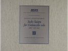 ARCHIV ED.1 SAPM BACH CELLO SUITES FOURNIER 3 LP BOX