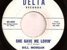 rare rockabilly 45 Bill Morgan on Delta LISTEN